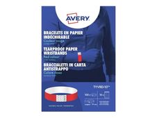 Avery - polsbandetiketten - 10 etiket(ten) - 19 x 256 mm