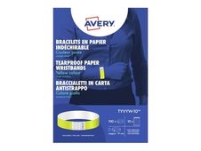 Avery - polsbandetiketten - 10 etiket(ten) - 19 x 256 mm