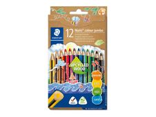 STAEDTLER Noris 188 - kleurpotlood - zwart, rood, blauw, groen, lichtblauw, oranje, violet, perzik, lichtgeel, wilgengroen, bordeaux, van dyke bruin (pak van 12)