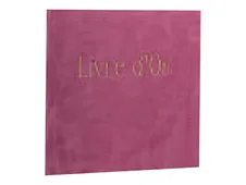 Exacompta Skandi - Livre d'or - 21 x 19 cm - 140 pages - vieux rose