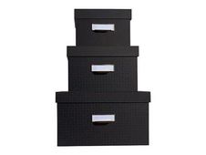 Exacompta Office by Me - opbergdoosset - voor A4 Plus, A5 Plus Plus, A6 Plus Plus - zwart