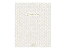 Oberthur Versailles - Livre d'or souple - 22 x 27 cm - 200 pages - blanc