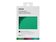 Cricut Jewel Sampler - 24 feuilles de transfert de film - couleurs assorties