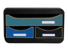 Exacompta NeoDeco - ladekast - voor A4 Plus - zwart