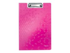 Leitz WOW - klembordmap - voor A4 -capaciteit: 75 vellen - metallic roze