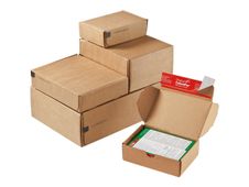 ColomPac CP 080 - postdoos - 21.2 cm x 16.1 cm x 4.8 cm - bruin - pak van 20