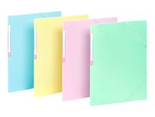 Viquel Rainbow Pastel - Map met 3 flappen - voor A4 - verkrijgbaar in verschillende kleuren