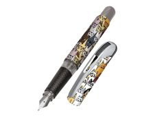 ONLINE College Fluffy Cats - Vulpen - knuffelkatten - blauw - 0.5 mm - gemiddeld
