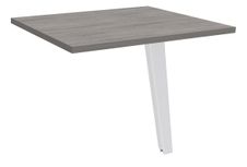 Burocean Steely - bureaucomponent - rechthoekig - grijs eiken