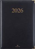 Agenda Kiev - 1 semaine sur 2 pages - 22 x 30 cm - noir - Oberthur