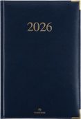 Agenda Kiev - 1 semaine sur 2 pages - 17 x 24,5 cm - bleu marine - Oberthur