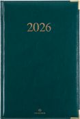 Agenda Kiev - 1 semaine sur 2 pages - 17 x 24,5 cm - vert - Oberthur