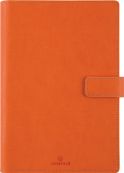 Agenda à spirale Milano - 1 semaine sur 2 pages - 17 x 24,5 cm - orange - Oberthur