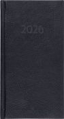 Agenda London - 1 semaine sur 2 pages - 9,5 x 17,5 cm - noir - Oberthur