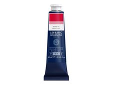 Lefranc Bourgeois - Verf - olie - felrood - halfdoorzichtig - dun - 40 ml