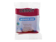 Cernit Number One - Boetseerklei - 56 g - bordeauxrood - polymeerklei