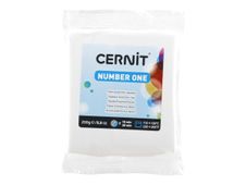 Cernit Number One - Boetseerklei - 250 g - wit - polymeerklei