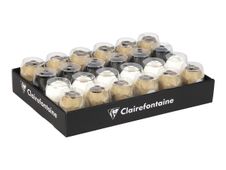 Clairefontaine - Cadeaulint - 0.7 cm x 10 m - zwart, wit, bruin - 24 rol(len)