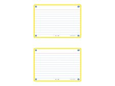 Oxford FLASH 2.0 - Indexkaart - A6 (105 x 148 mm) - landschap - 80 vellen - wit - van lijnen voorzien