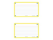 Oxford FLASH 2.0 - Indexkaart - 75 x 125 mm - landschap - 80 vellen - wit - van lijnen voorzien