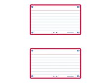 Oxford FLASH 2.0 - Indexkaart - 75 x 125 mm - landschap - 80 vellen - wit - van lijnen voorzien