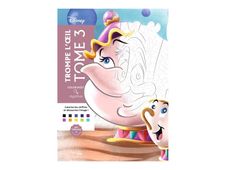 Coloriages mystères Disney - Trompe l'oeil Tome 3 - kleurboek (zachte kaft)
