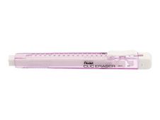Pentel Clic Eraser - Wisserhouder - rechthoek - wit - paars, translucent