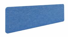 Burocean - Akoestisch paneel bureau - rechthoekig - hergebruikte PET - blauwe heide