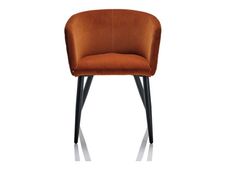 Burocean Ema - Stoel - armsteunen - velvet polypropylene - terracotta