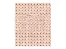 Oberthur Versailles - Livre d'or - 220 x 270 mm - 100 feuilles / 200 pages - papier ivoire - uni - couverture rose - synthétique