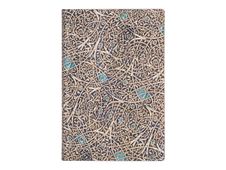 Paperblanks Moorish Mosaic - Notitieboek - genaaid en gebonden - klein - 95 x 140 mm - 104 vellen / 208 pagina's - van lijnen voorzien - Granada-turkoois - blauw