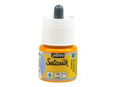 Pebeo Setasilk - Verf - op waterbasis - boterbloem - glanzend - 45 ml