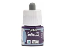 Pebeo Setasilk - Verf - op waterbasis - irisviolet - glanzend - 45 ml