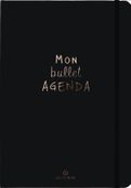 Bullet Agenda - 1 semaine sur 2 pages - 15 x 21 cm - noir - Oberthur