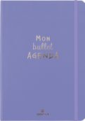 Bullet Agenda - 1 semaine sur 2 pages - 15 x 21 cm - lavande - Oberthur