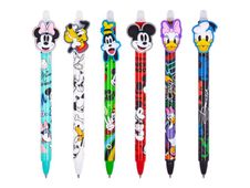 CoolPack Disney Micky Mouse and Friends - Balpen - niet permanent - blauw - 0.5 mm - terugtrekbaar - met wisser (pak van 36)