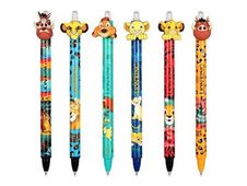 CoolPack - Pen - the lion king - niet permanent - blauw - terugtrekbaar - met wisser (pak van 36)