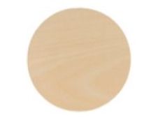 Artemio - Afgewerkte onderzetter - rond - 10 cm diameter (pak van 4)
