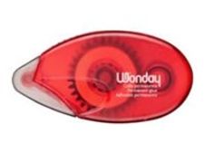 Wonday - Lijmstift - 8 mm x 7 m - transparant - Polyoxymethyleen (POM), polystyreen - rood
