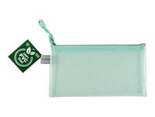 FolderSys - Documentportefeuille met rits - voor DIN lang - transparent pastel green