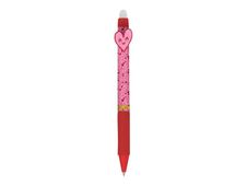 ONLINE magiXX Fun Love & Peace - Roller - happy heart - non permanent - bleu - encre gel - 0.7 mm - moyen - rétractable - avec gomme