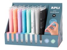 APLI - Crayon - HB - rétractable (pack de 40)