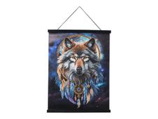 Craft Buddy Crystal Art - Kit mosaïque diamant artisanal - enchanted wolf - 40 x 50 cm