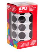 APLI kids - Adhésif décoratif - cercle - 2 cm de diamètre - noir