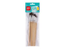APLI kids Paint & fun - Lot de pinceaux - 6 parties - : 10, 12, 2, 4, 6, 8