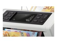 Safescan 2265 - Compteuse de billets de banque - détection des faux billets - automatique - EUR, GBP, ARS, AUD, BRL, LEV, CAD, CNY, HRK, DKK, HKD, HUF, JPY, MYR, MXN, NOK, PLN, RON, RUB, SGD, KRW, SEK, CHF, USB - gris