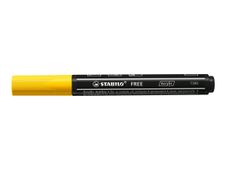 STABILO Free T300 - Marqueur - permanent - jaune - opaque - acrylique - 2-3 mm