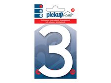 Pickup Home 3D Rio 100 - teken - nummer - 3 - 100 mm (hoogte) - acryl - wit