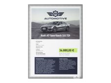 DURABLE Static Cling displayframe - voor A4 - antraciet grijs