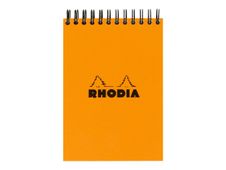 RHODIA CLASSIC SMALL OFFICE - Notitieblok - met draad gebonden - A6 - 80 vellen / 160 pagina's - vierkant - oranje